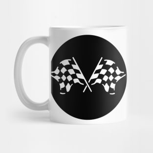 checkered flags Mug